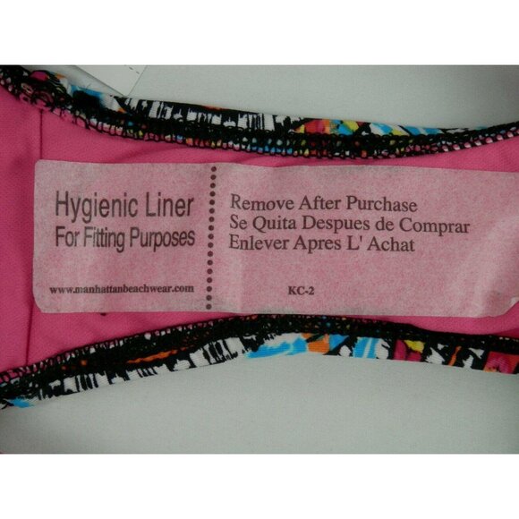 New A New Approach Geometric Print Hipster Bikini Bottom Womens Size 6 - Picture 5 of 5